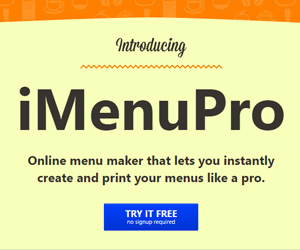 iMenuPro - Restaurant Menu Software