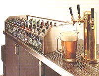 Beer Tap with bottles